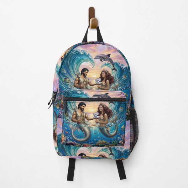 Item preview, Poseidon Amphitrite Delphinus Greek Mythology designed and sold by Eclectic Monkey.
