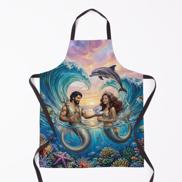 Item preview, Poseidon Amphitrite Delphinus Greek Mythology designed and sold by Eclectic Monkey.