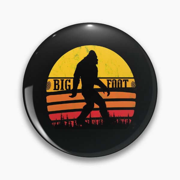 Item preview, Bigfoot Retro Sunset Stripe Hiker Graphic designed and sold by ActuallyVen.