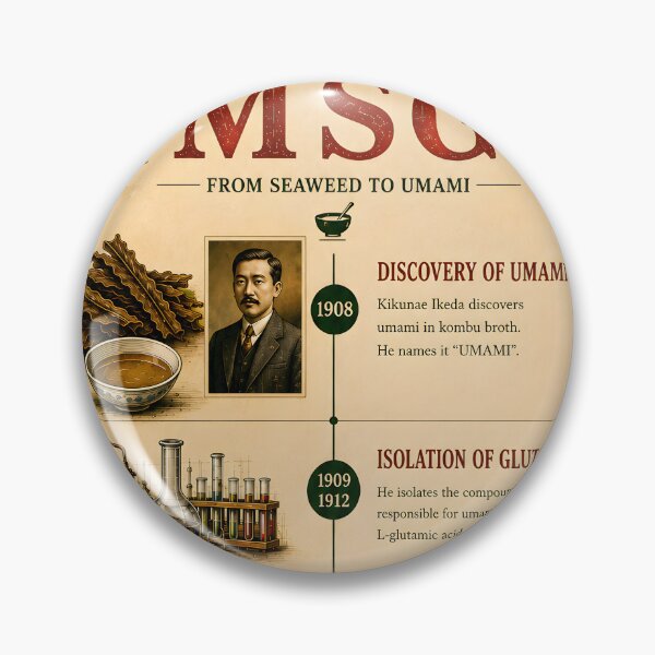 Item preview, The Story of MSG | Food Heritage Poster designed and sold by Easternpantry.