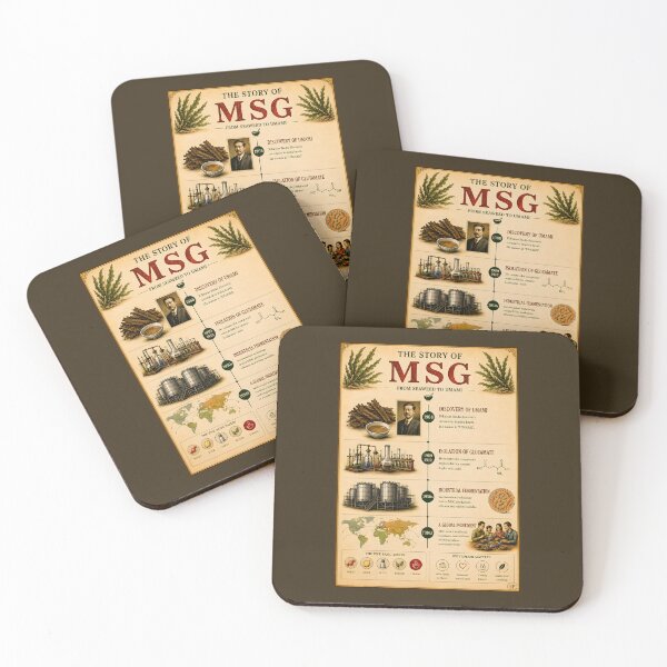 Item preview, The Story of MSG | Food Heritage Poster designed and sold by Easternpantry.