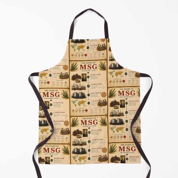Item preview, The Story of MSG | Food Heritage Poster designed and sold by Easternpantry.