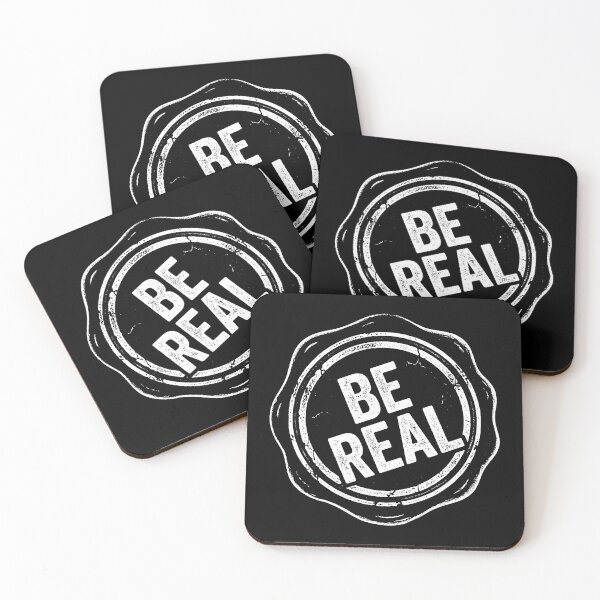 Item preview, Authentic Identity Be Real Modern Text Layout designed and sold by EdvvinStudios.