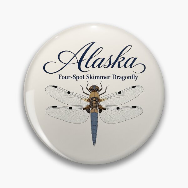 Item preview, Alaska Four-Spot Skimmer Dragonfly designed and sold by The-Drip-Studio.