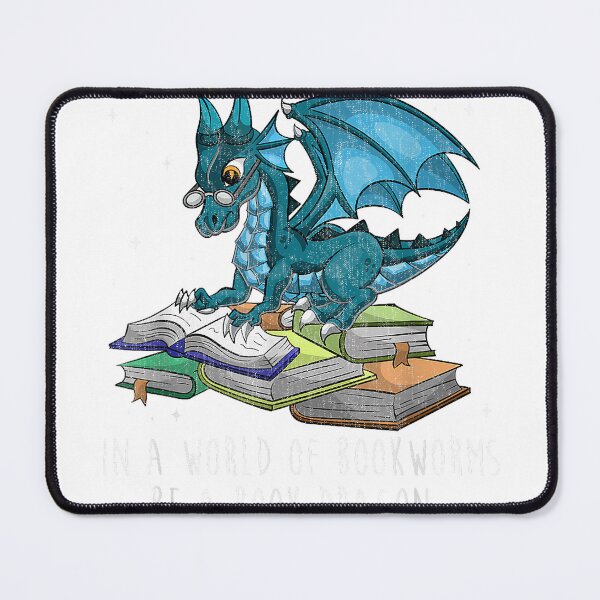 Item preview, in A World Full of Bookworms Be A Book Dragon T-Shirt designed and sold by ‘Nothing Scares Me’ Store.