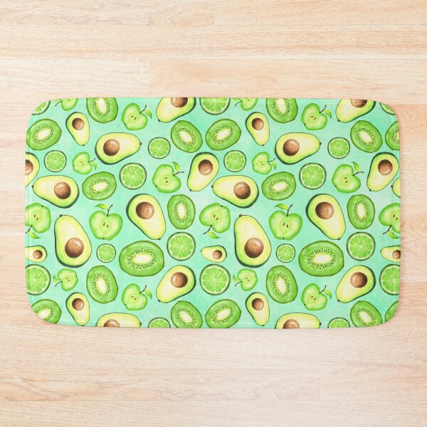 Item preview, Green Fruits on Green Watercolor designed and sold by lisanganart.