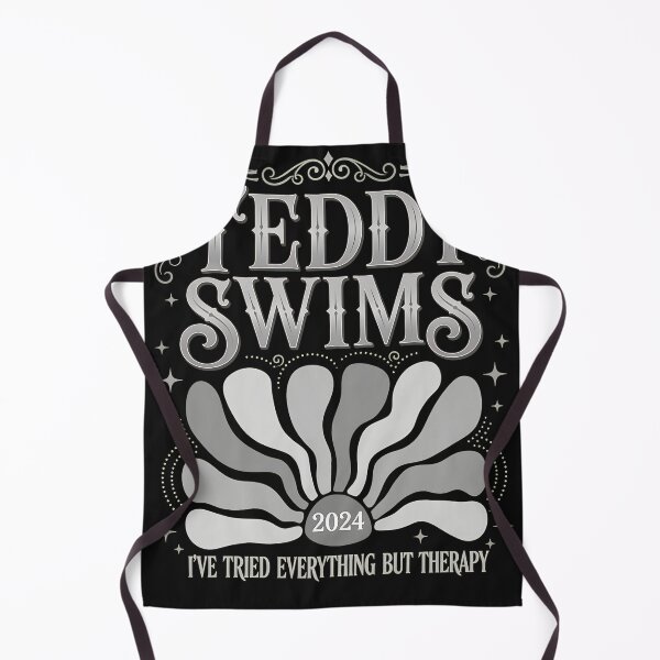 Item preview, Retro Flower Swims Therapy Humor Music designed and sold by ActuallyVen.