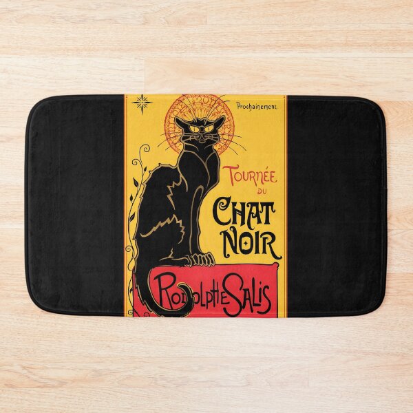 Item preview, Vintage Black Cat Cabaret Poster Art designed and sold by ActuallyVen.