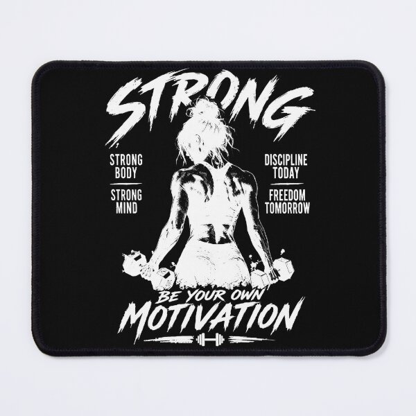 Item preview, Women's Fitness Motivation Gym Design - Strong Mind, Strong Body designed and sold by JTitli.