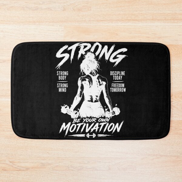 Item preview, Women's Fitness Motivation Gym Design - Strong Mind, Strong Body designed and sold by JTitli.