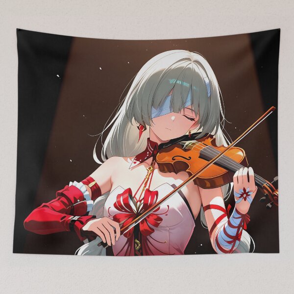 Item preview, Phrolova Wuthering Waves Violin Spotlight Crimson Performance designed and sold by 108Recordings.