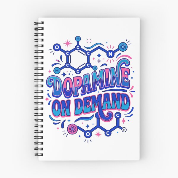 Item preview, Retro Dopamine On Demand Chemistry Art designed and sold by MEDICOFFEE.