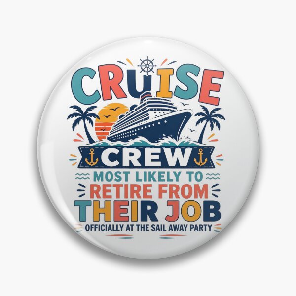 Item preview, Most Likely to Retire From Their Job at the Sail Away Party – Funny Cruise Retirement Matching Cruise Squad  designed and sold by Winarrts.