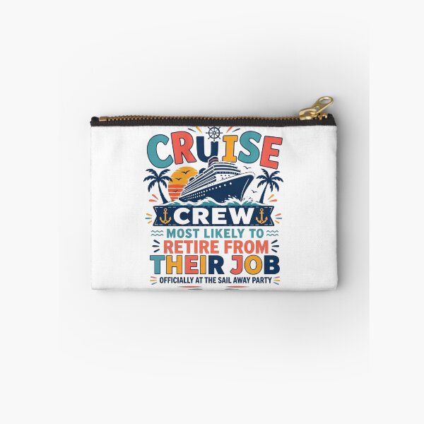 Item preview, Most Likely to Retire From Their Job at the Sail Away Party – Funny Cruise Retirement Matching Cruise Squad  designed and sold by Winarrts.