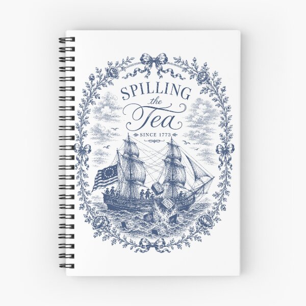 Item preview, Spilling The Tea Since 1773 designed and sold by DropTheChan.