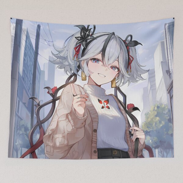 Item preview, Camellya Wuthering Waves City Walk Cozy Sweater Gentle Light designed and sold by 108Recordings.