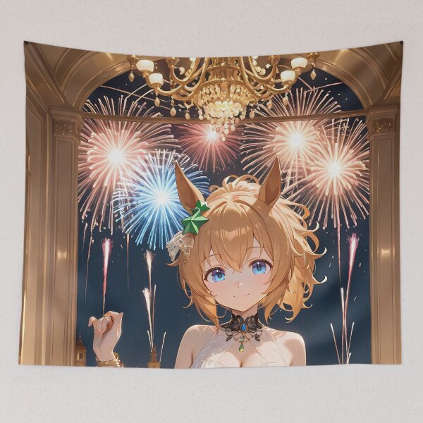 Item preview, Taiki Shuttle Uma Musume Pretty Derby Fireworks Evening Elegance designed and sold by 108Recordings.