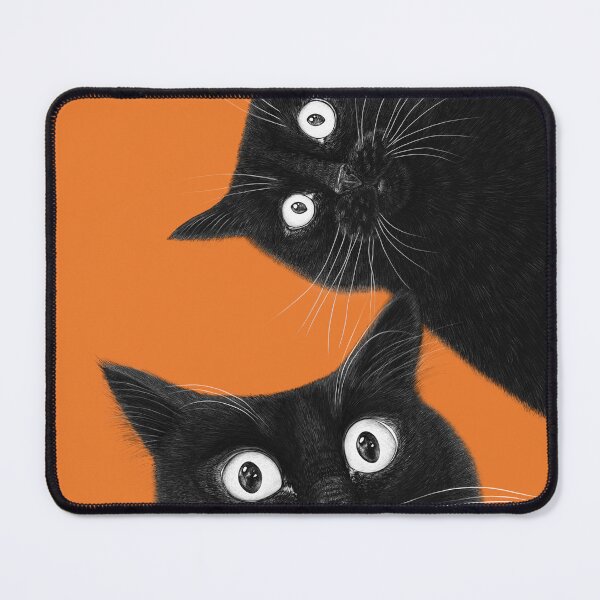 Item preview, Two black cats designed and sold by Valeriya Korenkova Kodamorkovkart.
