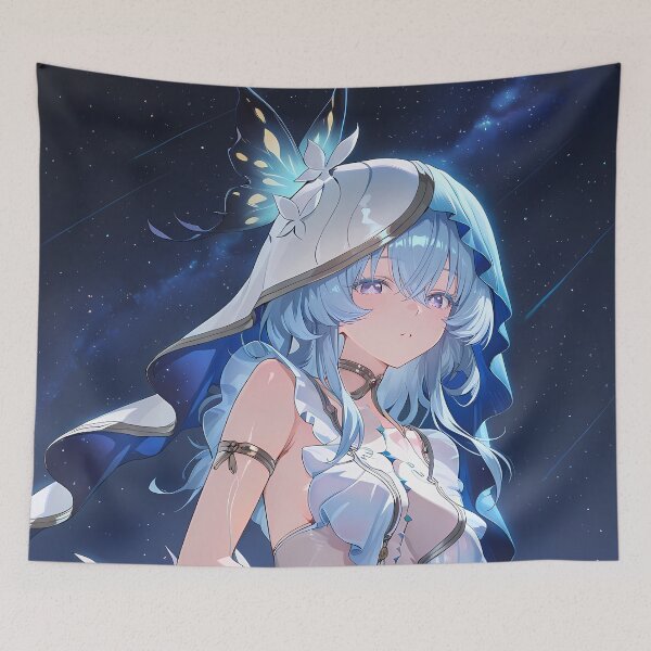 Item preview, Shorekeeper Wuthering Waves Cosmic Blue Night Gaze designed and sold by 108Recordings.