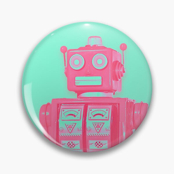 Item preview, Retro Robot Pop Art Mid Century Modern designed and sold by Volt Junkies.