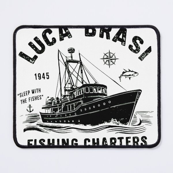 Item preview, Vintage Fishing Charters Boat New York designed and sold by CuteArtKawaii.