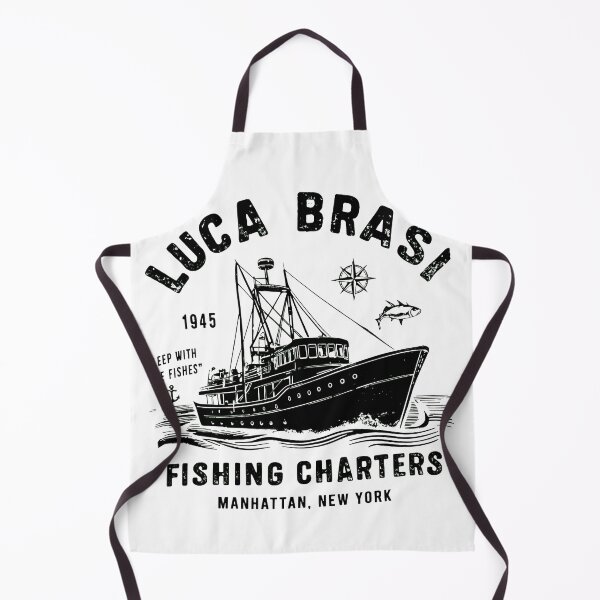 Item preview, Vintage Fishing Charters Boat New York designed and sold by CuteArtKawaii.