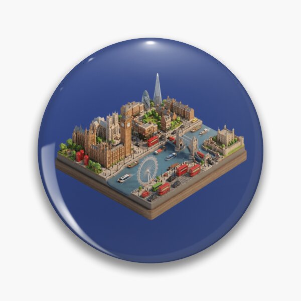 Item preview, London Isometric City 3D designed and sold by MarlonOspinaStore.
