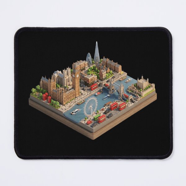 Item preview, London Isometric City 3D designed and sold by MarlonOspinaStore.