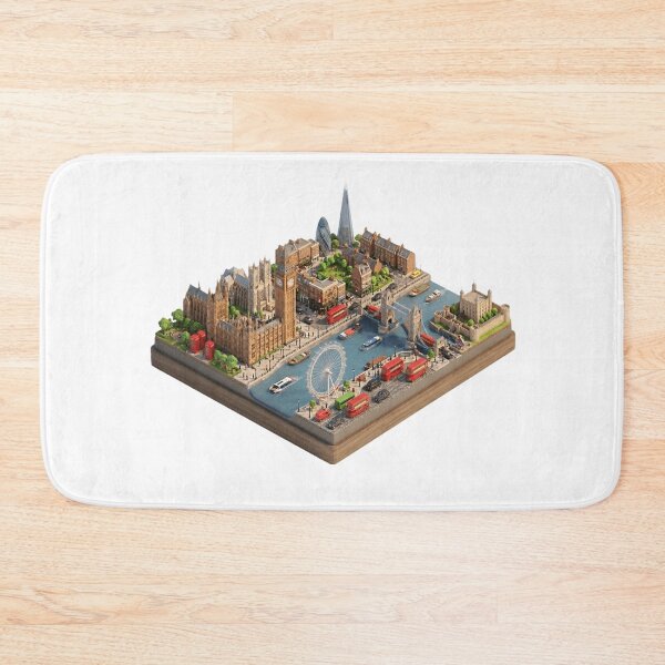 Item preview, London Isometric City 3D designed and sold by MarlonOspinaStore.