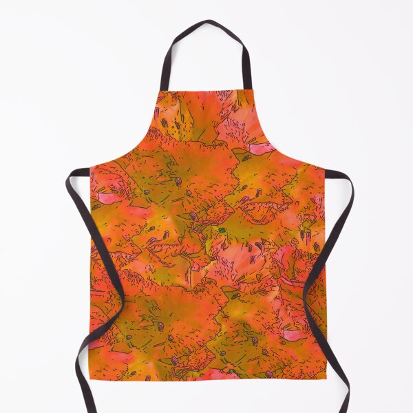 Item preview, Orange and Yellow Azalea Pattern, Abstract designed and sold by Brightside-art.