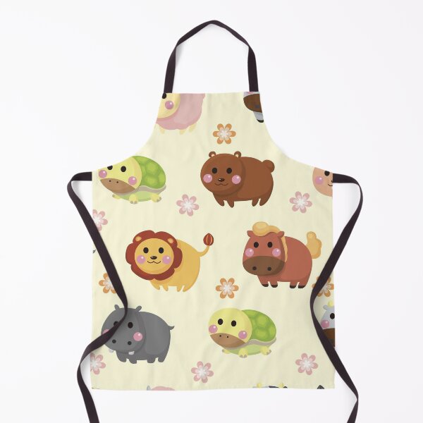 Artikelvorschau, Niedliches Bauernhoftier-Muster | Nahtloses Kawaii-Design mit Wald- und Bauernhoftieren entworfen und verkauft von RJACreative.