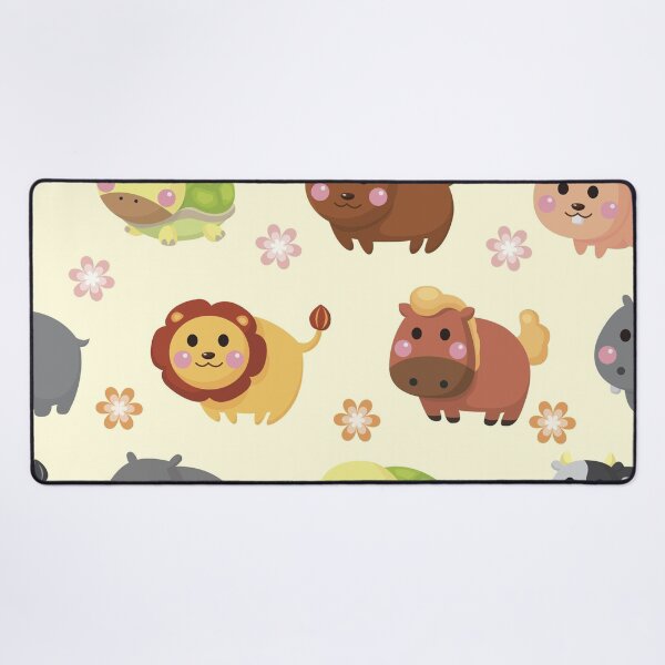 Item preview, Cute Farm Animals Pattern | Kawaii Woodland & Farm Animal Seamless Design designed and sold by RJACreative.