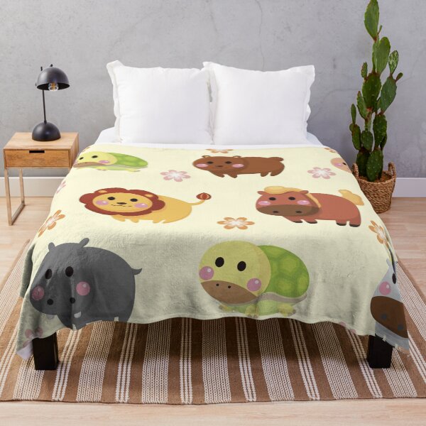 Item preview, Cute Farm Animals Pattern | Kawaii Woodland & Farm Animal Seamless Design designed and sold by RJACreative.