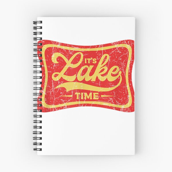 Item preview, It's Lake Time Retro Summer Lake Camper Life Fishing Boating T-Shirt designed and sold by JJLetterDesigns.