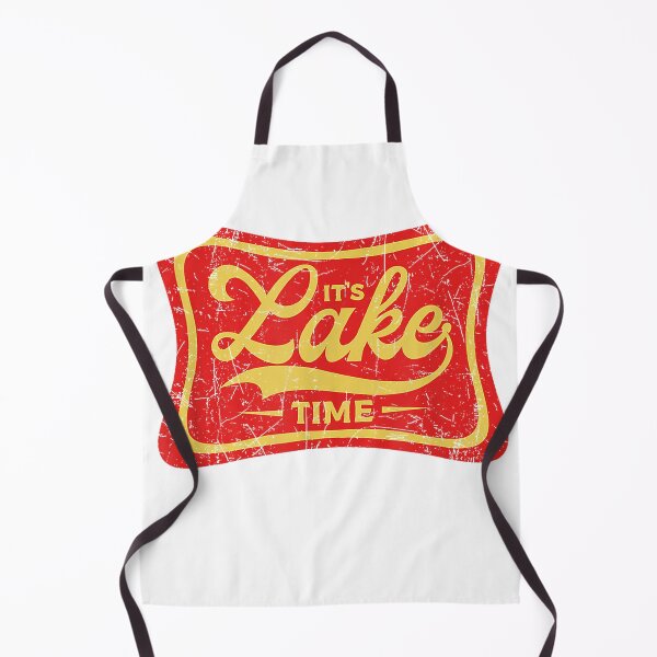 Item preview, It's Lake Time Retro Summer Lake Camper Life Fishing Boating T-Shirt designed and sold by JJLetterDesigns.