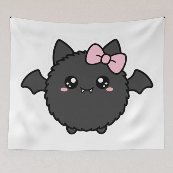 Item preview, Adorable Gothic Bat with Pink Bow Pastel Aesthetic designed and sold by CozyDesignsCo.