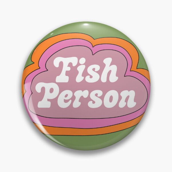 Item preview, Fish Person (Purple on Green) designed and sold by yellowflowerhut.