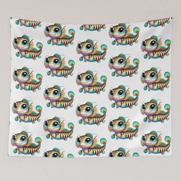 Item preview, Adorable Ornate Bichir designed and sold by Sillytoe.