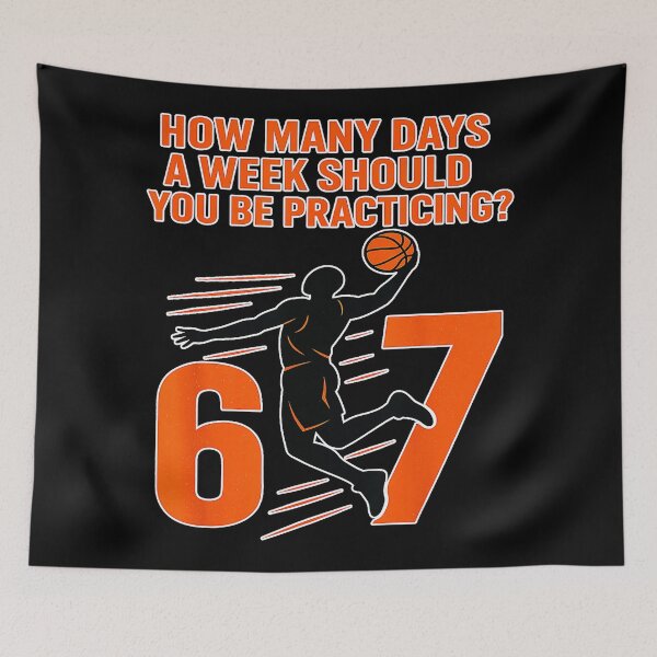 Item preview, How Many Days a Week Should You Practice Basketball 67 designed and sold by allistermariam.