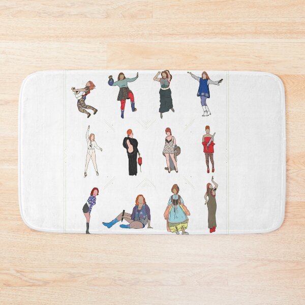 Item preview, 12 Looks Redhead Style Collage designed and sold by CuteArtKawaii.