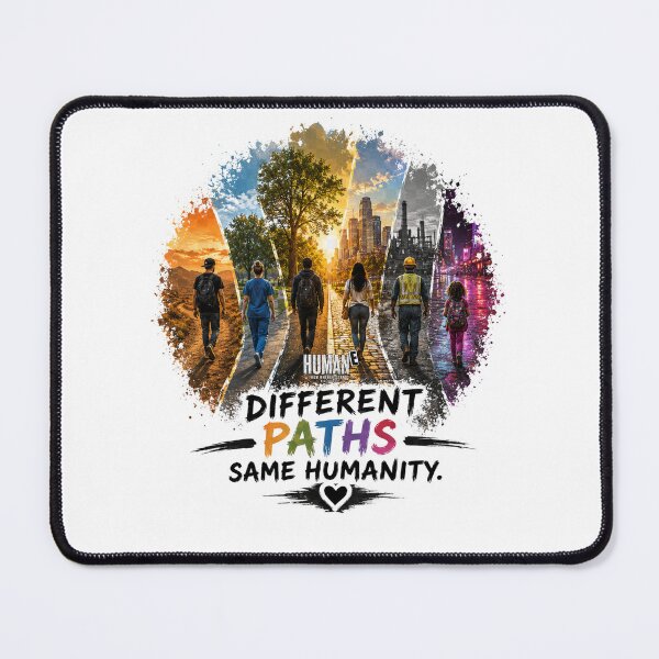 Item preview, Different Paths Same Humanity Artwork designed and sold by HUMANeByNaz.