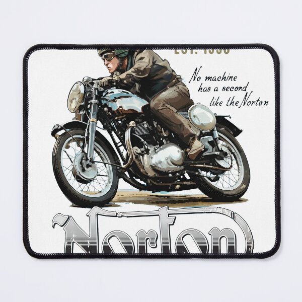 Item preview, Vintage Motorcycle Roadholder Classic Rider designed and sold by CuteArtKawaii.