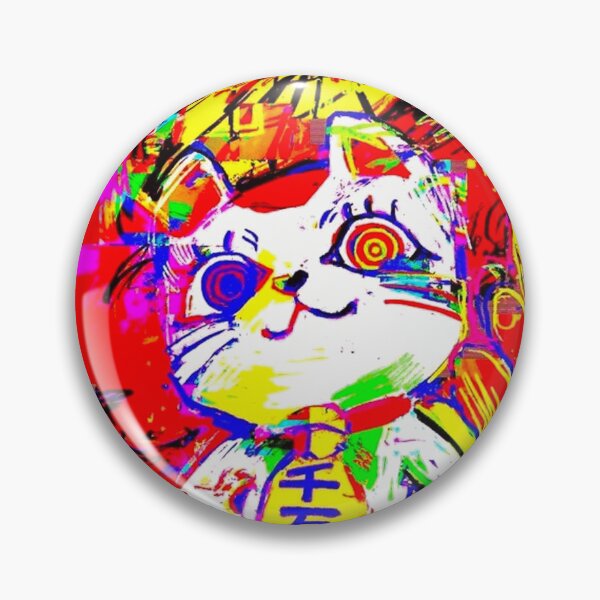Item preview, Neon Lucky Cat Chaos designed and sold by JackyMirenden.