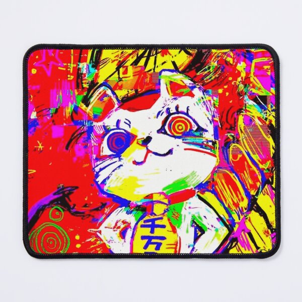 Item preview, Neon Lucky Cat Chaos designed and sold by JackyMirenden.
