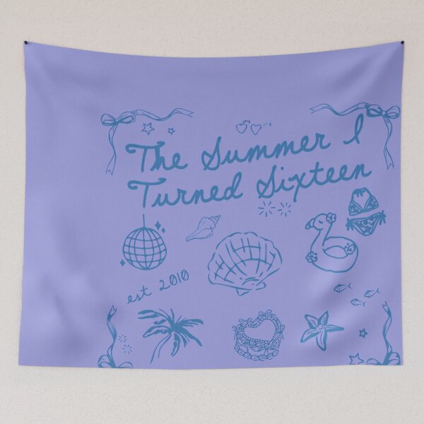 Item preview, Summer I Turned Sixteen Year Old Est 2010 16th Birthday Comfort Colors designed and sold by LizzelFanArt.