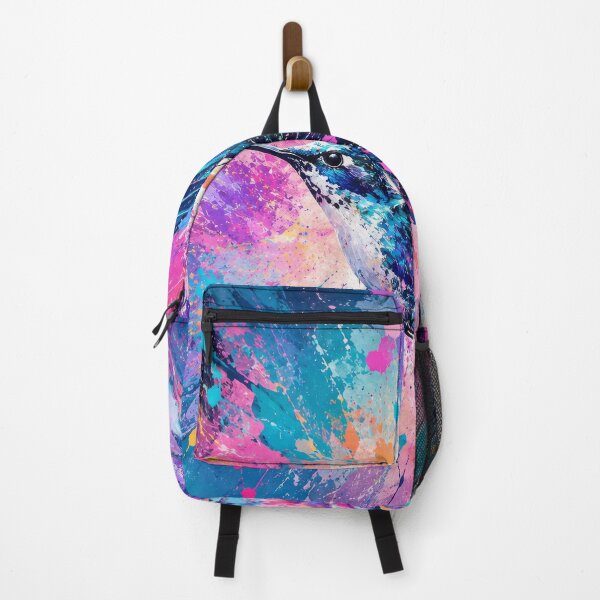 Item preview, Exploding Hummingbird Vibrant Color Burst designed and sold by scicilysimonee.