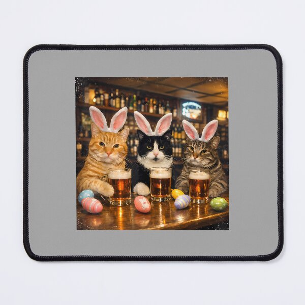 Item preview, Funny Easter Day Cats Ears Bunny Eggs for Women Men designed and sold by ArleneRowe.