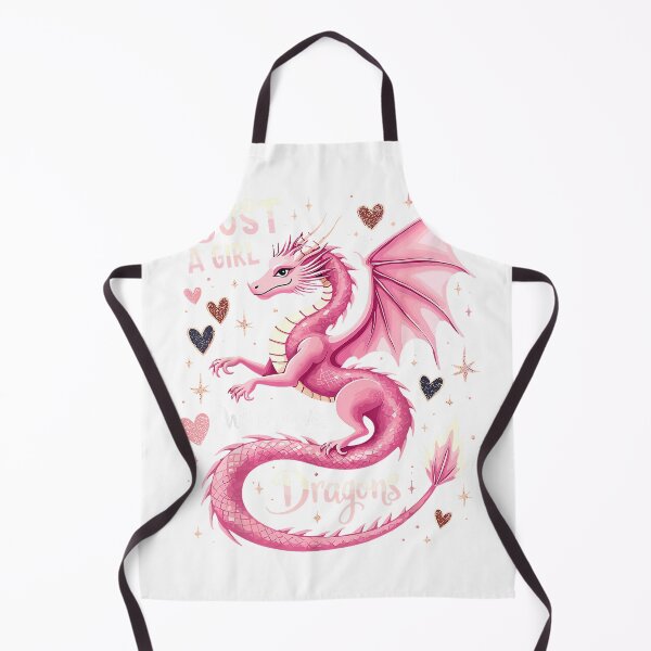 Item preview, Just a Girl Who Loves Dragons Pink Dragon Design T-Shirt designed and sold by SavsMerch.