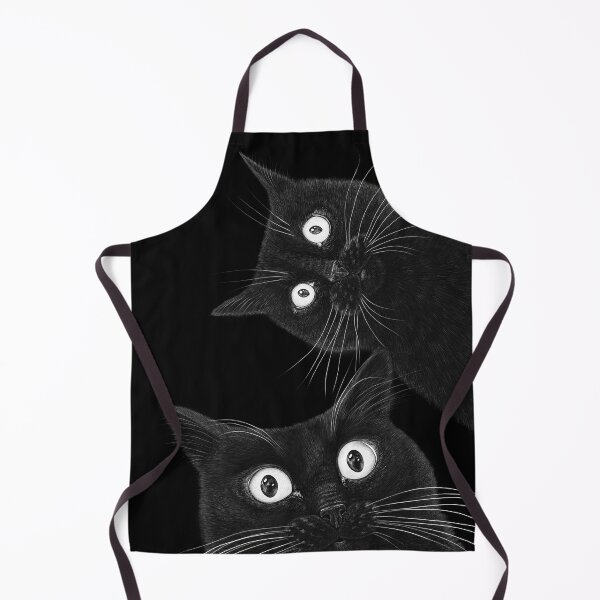 Item preview, Two black cats on black designed and sold by Valeriya Korenkova Kodamorkovkart.