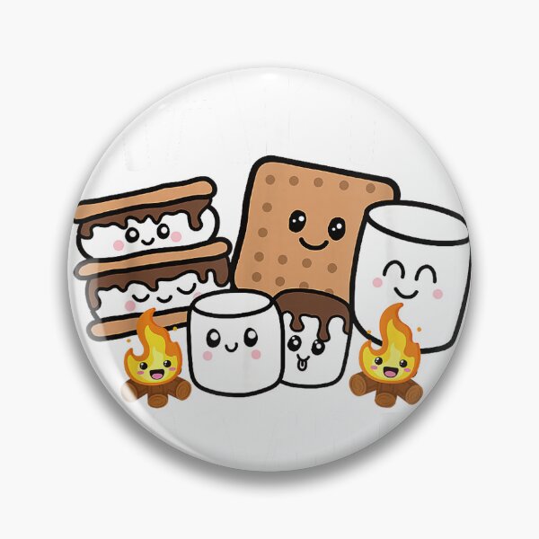 Item preview, Kawaii Smore Happy Camper Camping Crew Trip Campfire Squad T-Shirt designed and sold by Badriiiii.